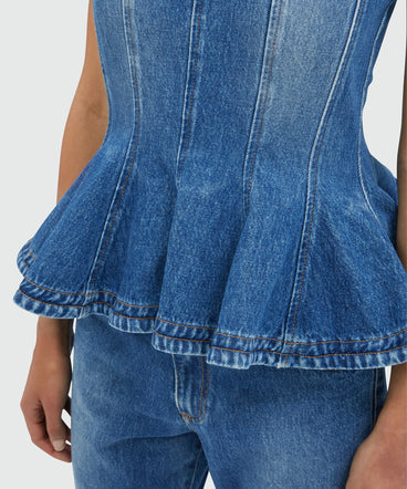 Denim top