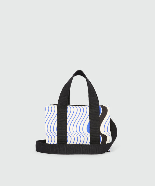 Borsa a mano con motivo "Waves"