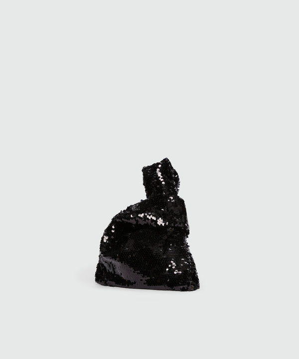 Paillettes bag nera