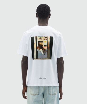 White organic cotton T-Shirt with "PAY ME!" quotes