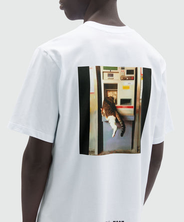 White organic cotton T-Shirt with "PAY ME!" quotes