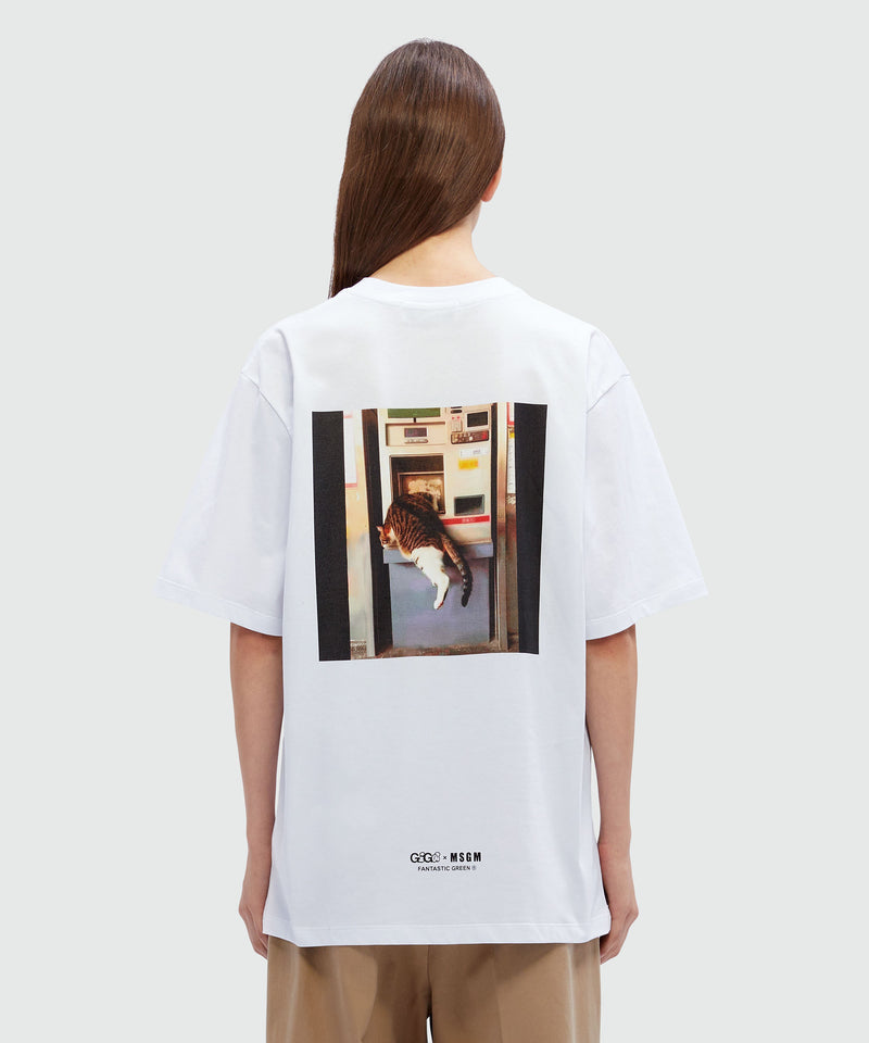 White organic cotton T-Shirt with "PAY ME!" quotes WHITE Unisex 