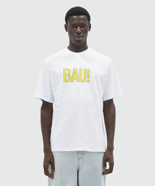 White organic cotton T-Shirt with "WOW!" quotes