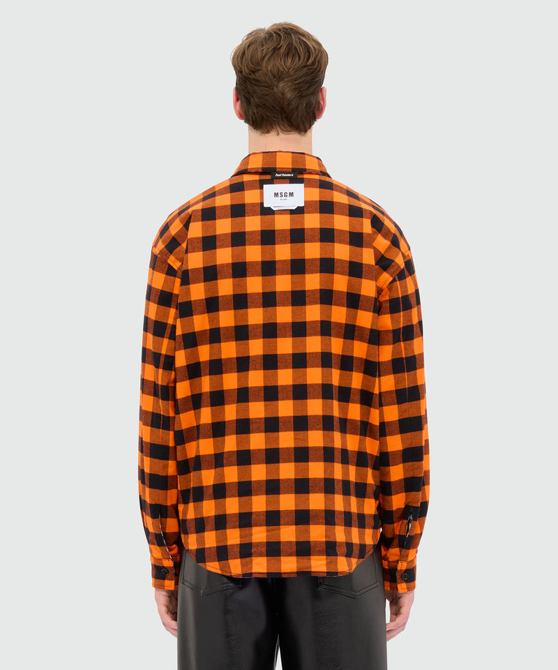 White double-face flannel shirt 01 Men 