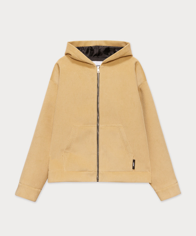 Beige jacket in scubbato velvet 23 Men 