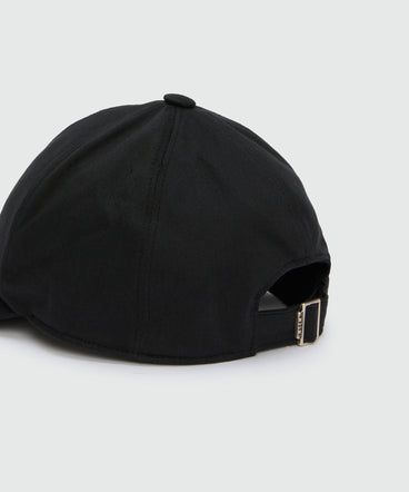Black baseball cap with MSGM logo