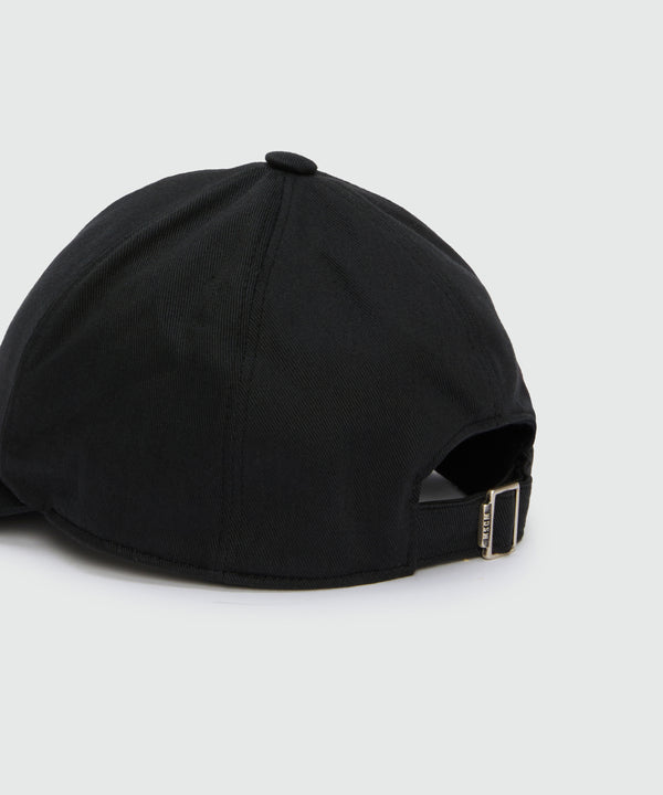 Black baseball cap with MSGM logo