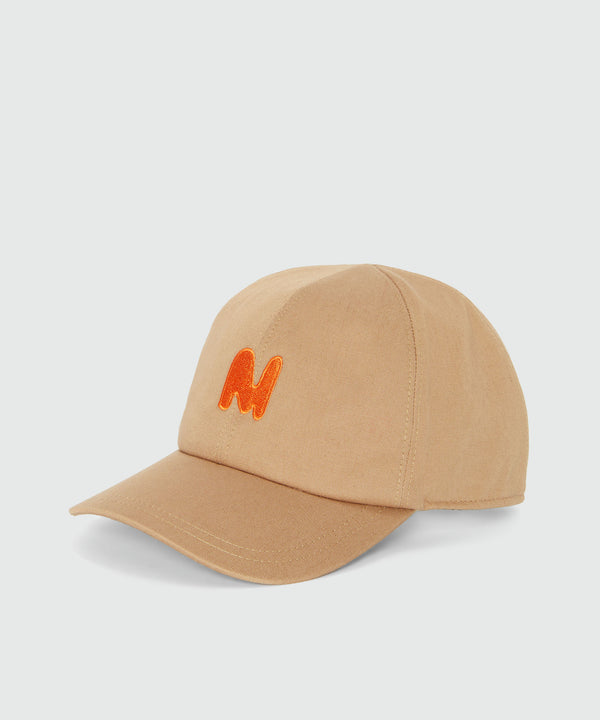 Cappello baseball beige con ricamo "TheMwave"