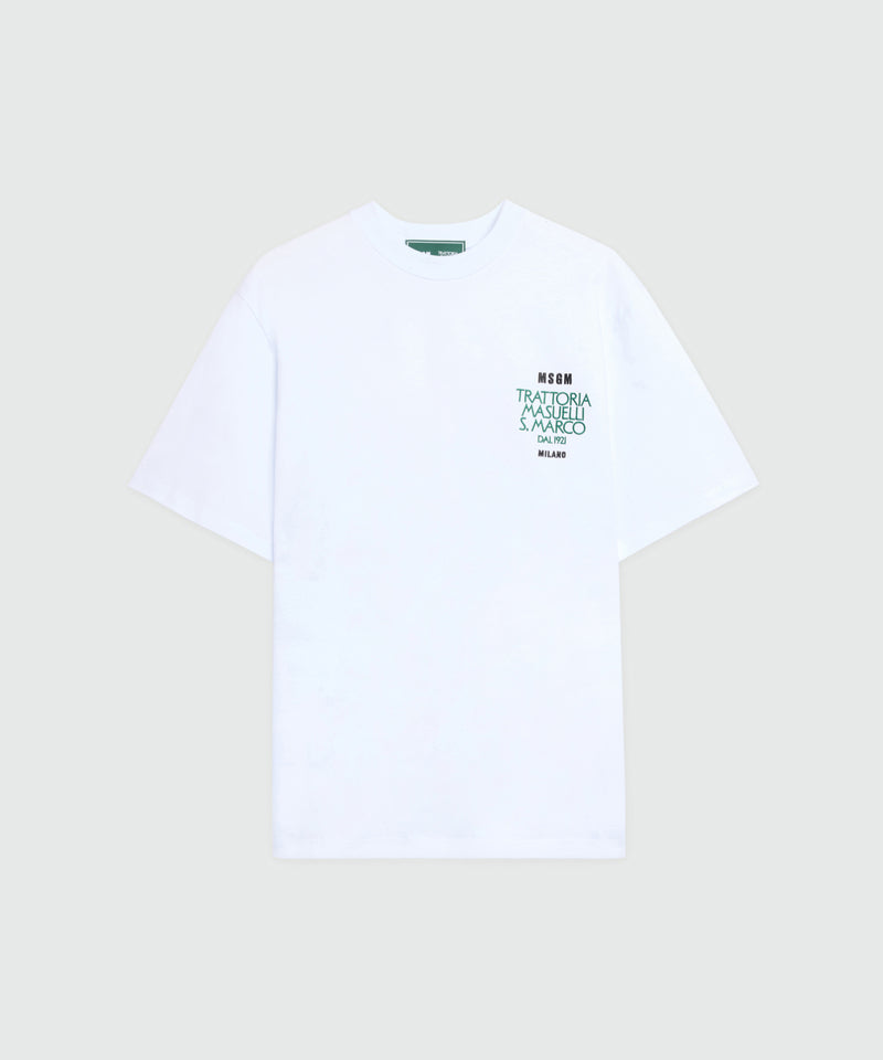 MSGM x TRATTORIA MASUELLI - Short-sleeve T-shirt 01 Men 