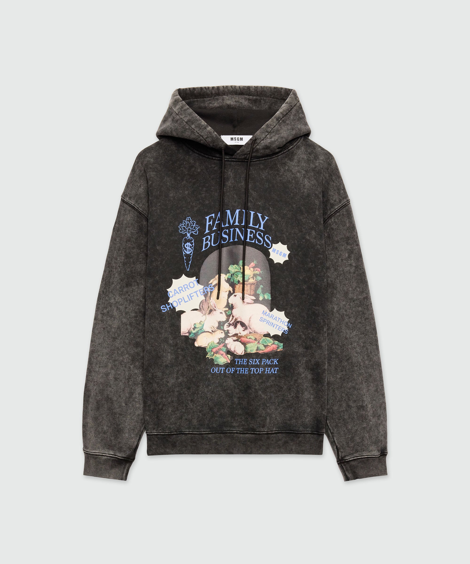 MSGM|HOOD/ZIP-UP (2000MM515 200001 02) Hoodies and sweatshirts for men in cotton - MSGM Official