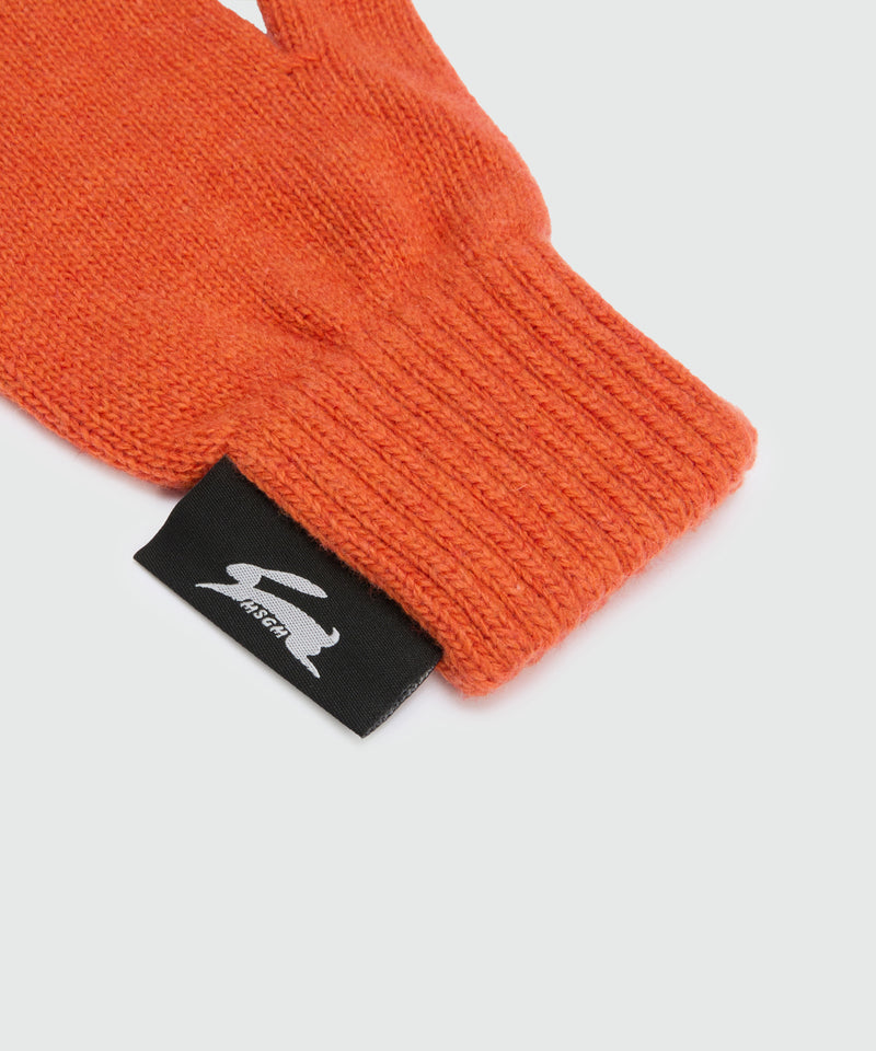 Orange gloves with MSGM label 10 Men 