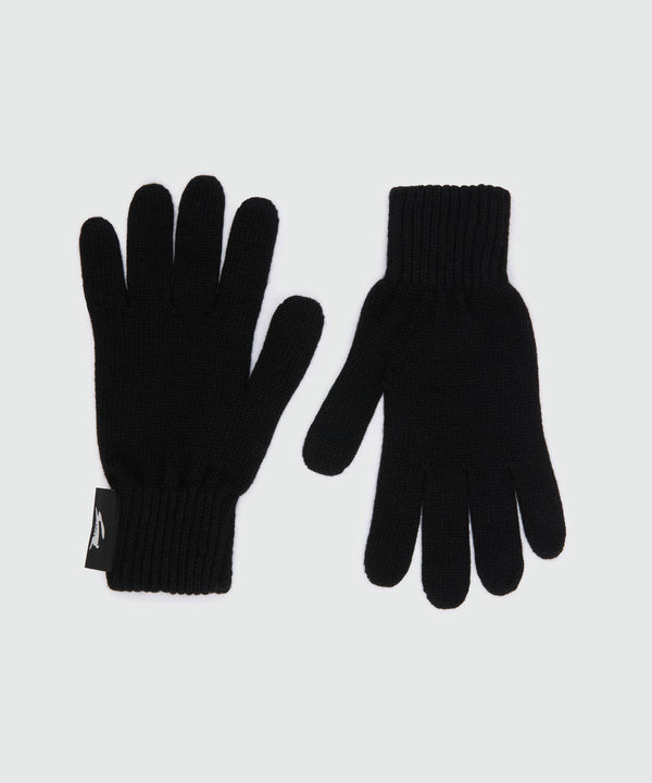 Black gloves with MSGM label
