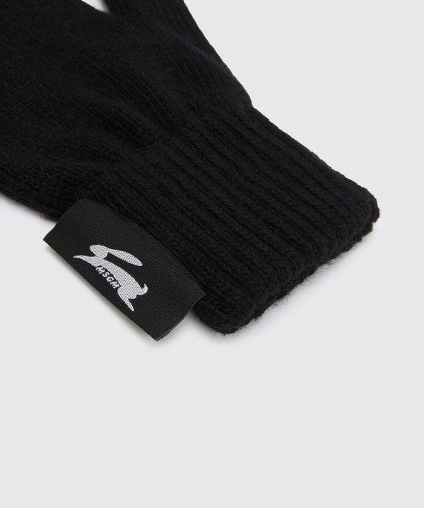 Black gloves with MSGM label