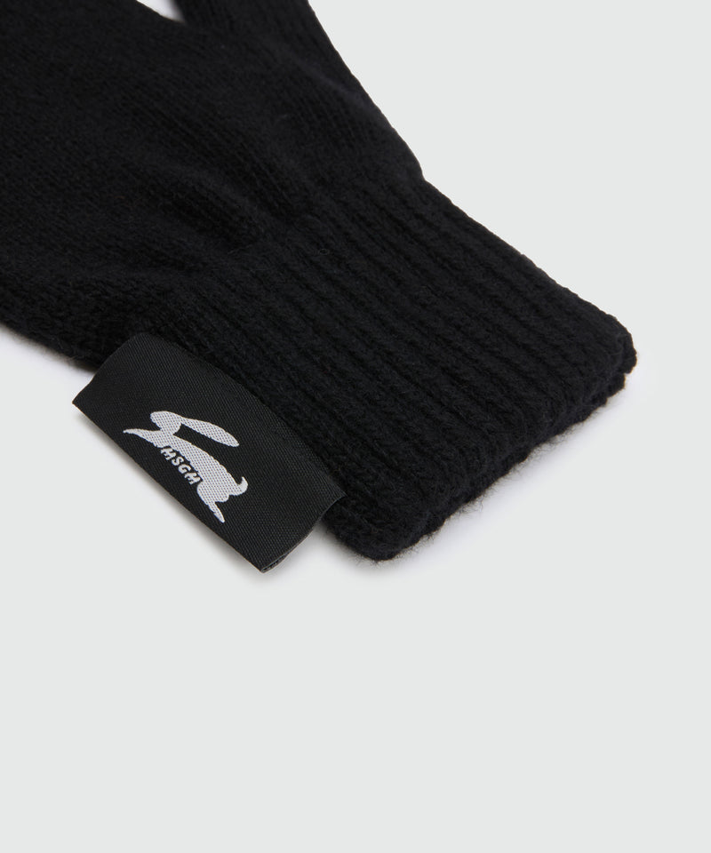 Black gloves with MSGM label 99 Men 