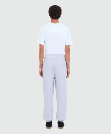 Pantaloni jogger grigio mélange con ricamo "Follow the rabbit®"