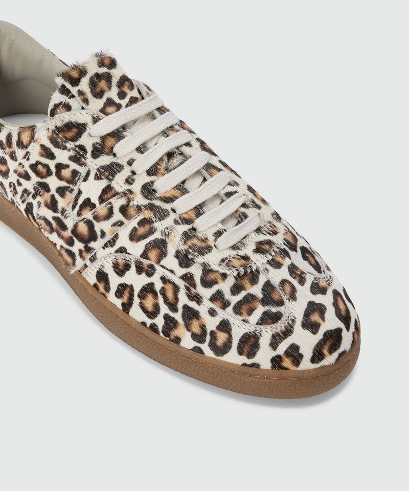 Retro Trainer sneakers with pony skin effect and animal print 2 Men 
