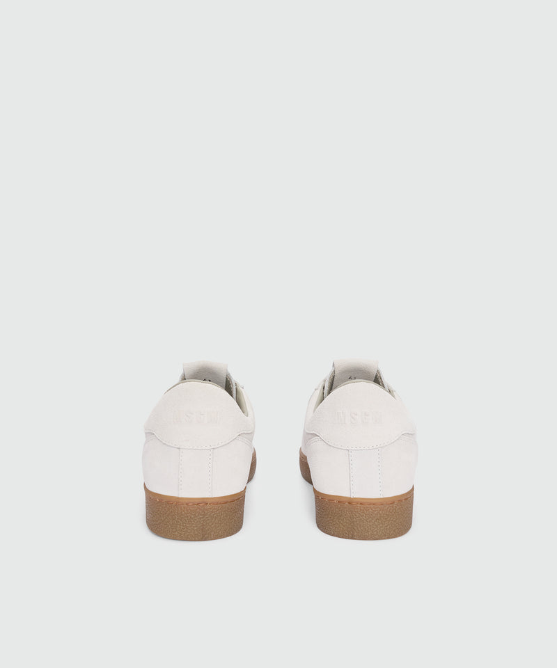 Cream Retro Trainer sneakers in suede 2 Men 