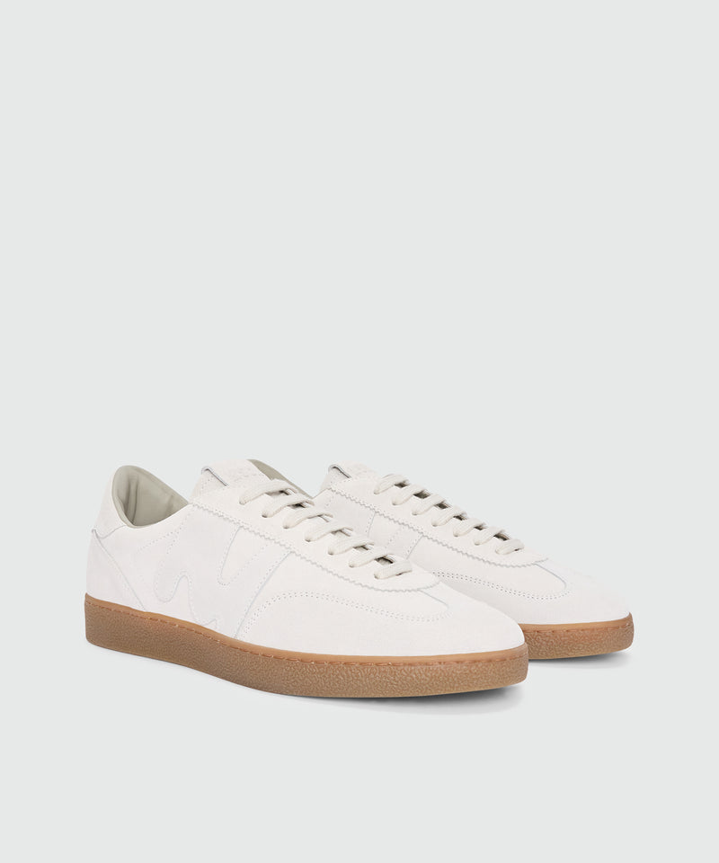 Cream Retro Trainer sneakers in suede 2 Men 