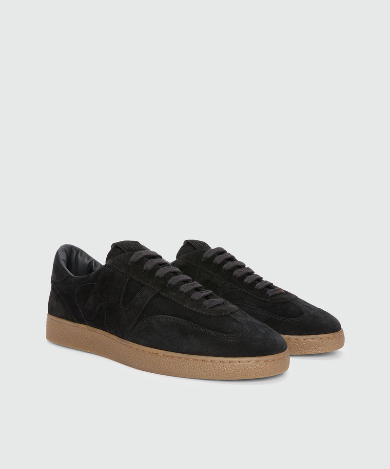 Black Retro Trainer sneakers in suede 99 Men 