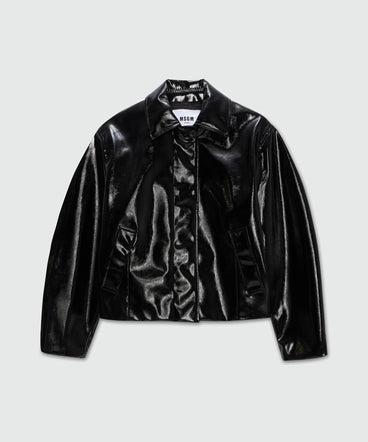Black vinyl jacket