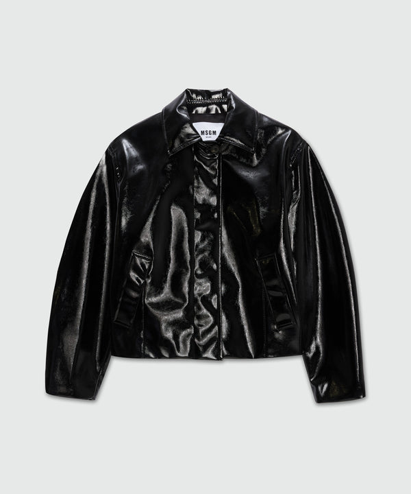 Black vinyl jacket
