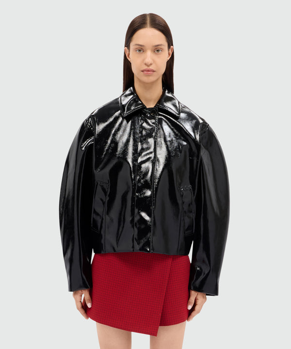 Black vinyl jacket