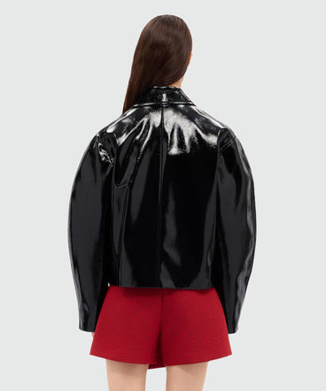 Black vinyl jacket