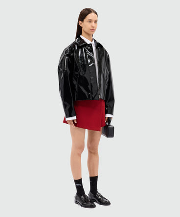 Black vinyl jacket
