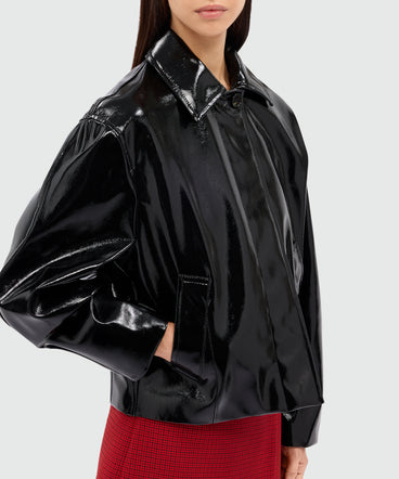 Black vinyl jacket