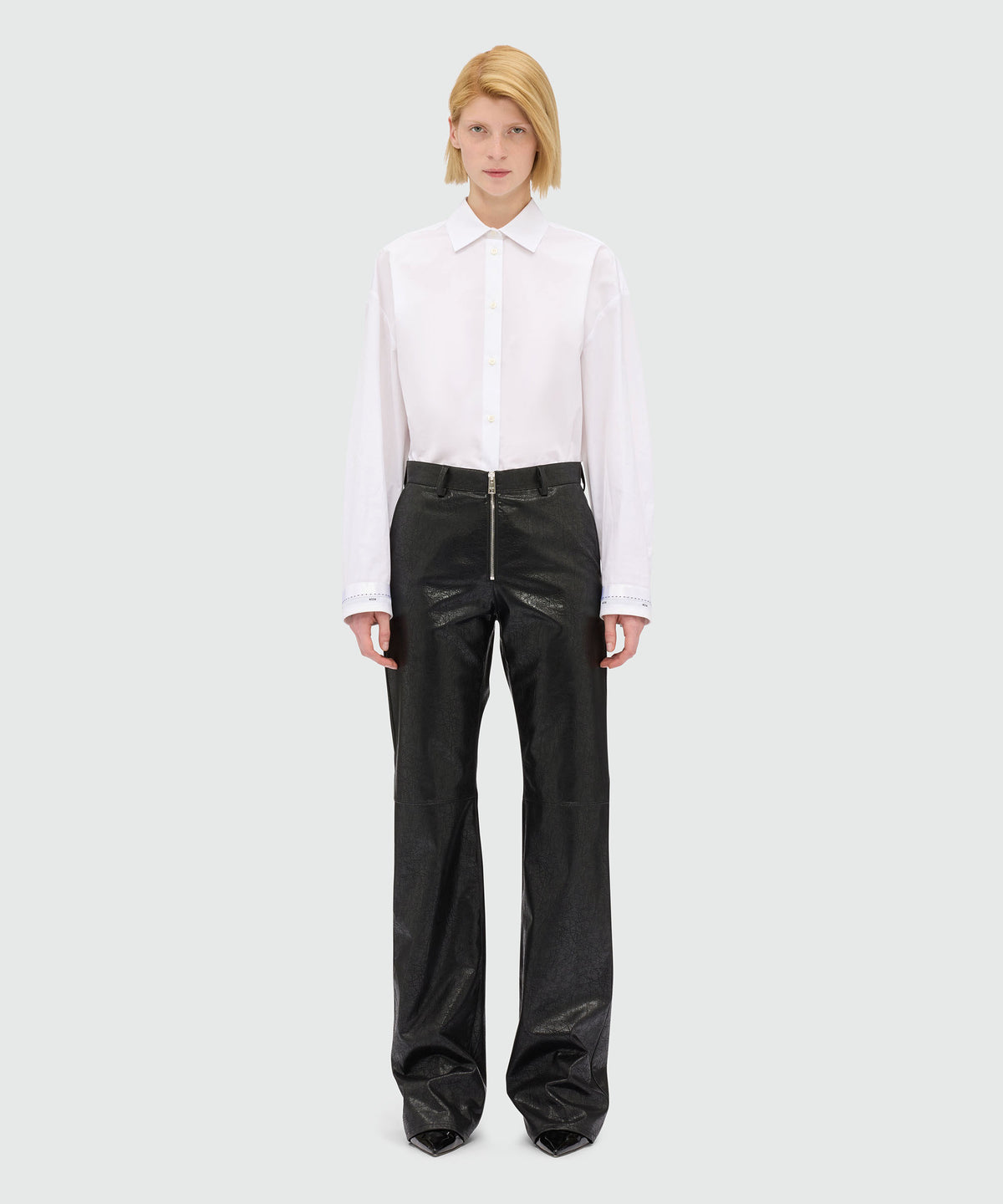 パンツ MSGM Woman Pants White 3841MDP16257106 02 MSGM Woman Pants White 3841MDP16257106 02 ボトムス（レディース）