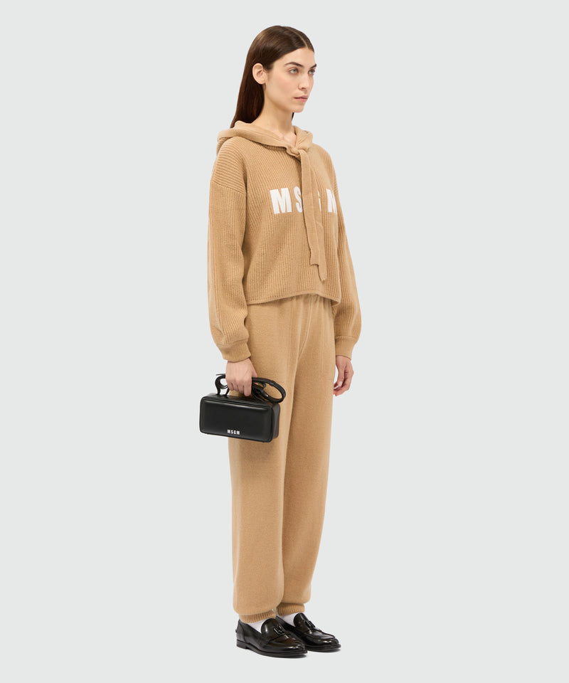 Beige cashmere blend joggers 23 Women 