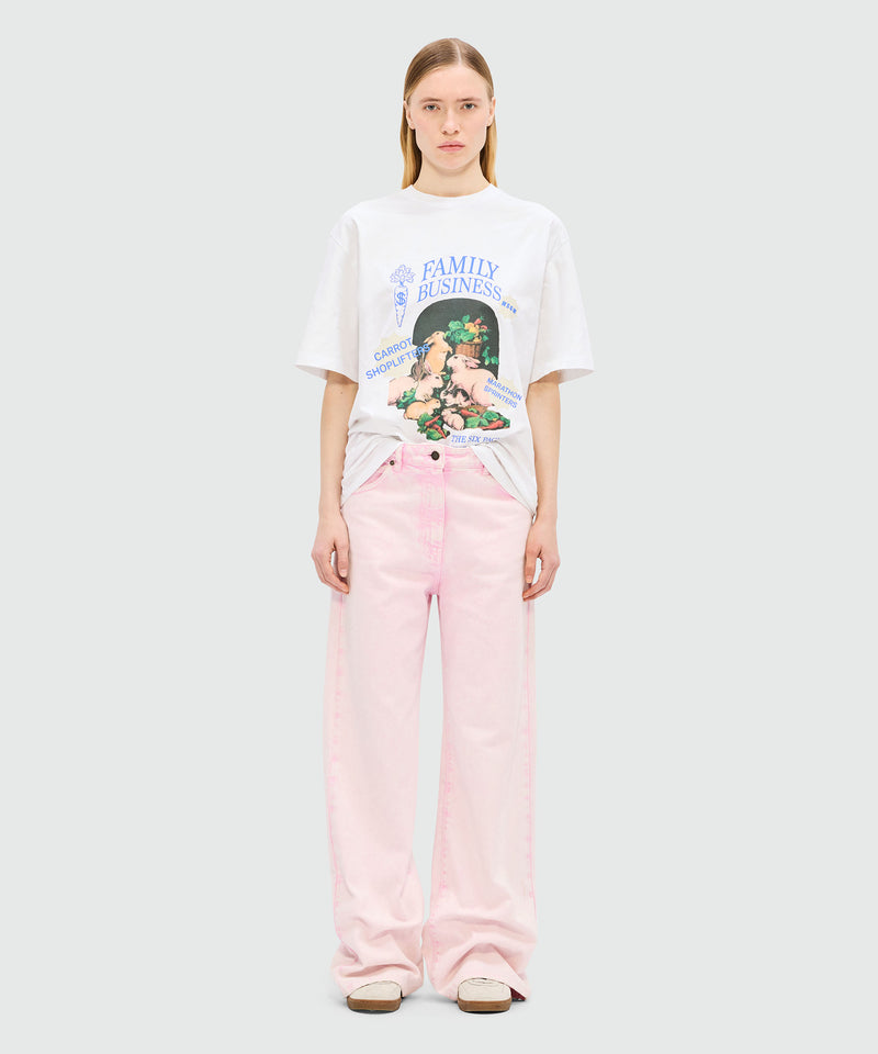 Pink bull denim trousers 12 Women 
