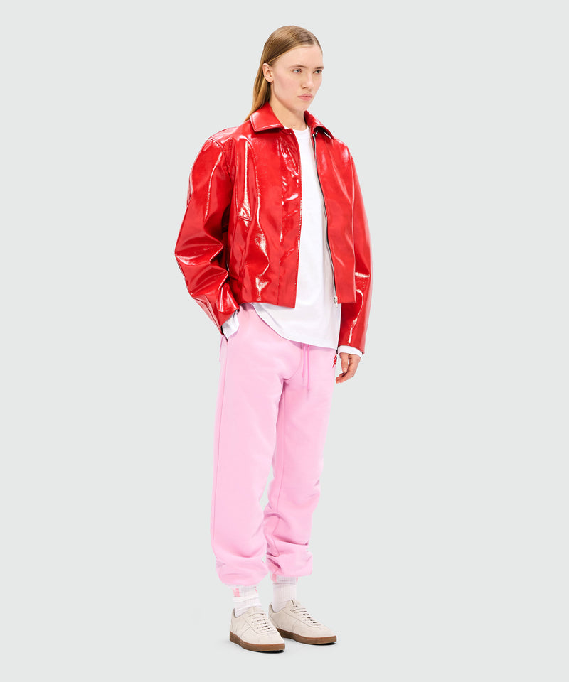 Pink joggers with "Follow the Rabbit®" embroidery 13 Women 