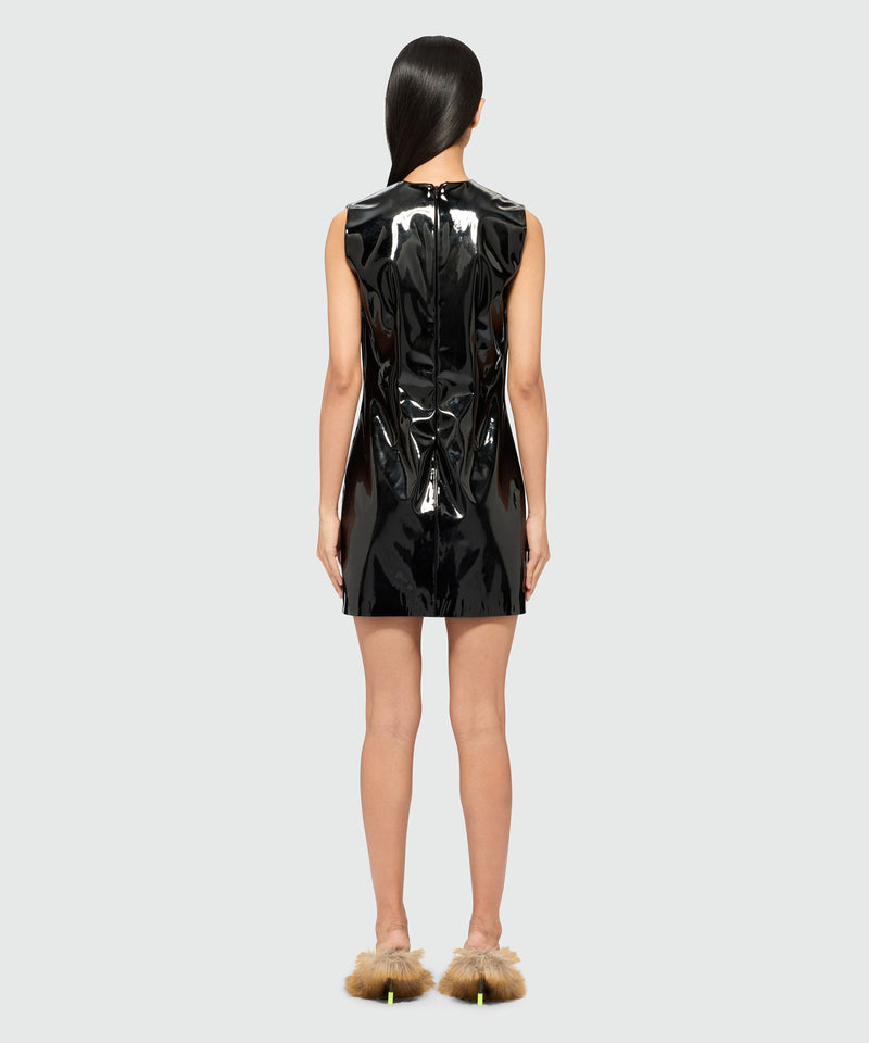 Black vinyl minidress 99 Women 