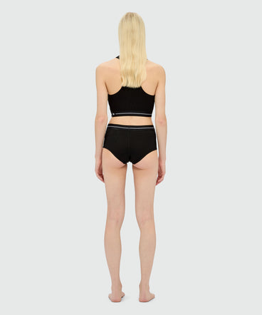 MSGM black jersey briefs with elastic