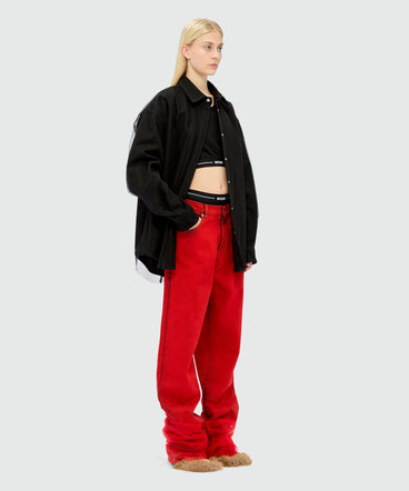 MSGM black jersey briefs with elastic