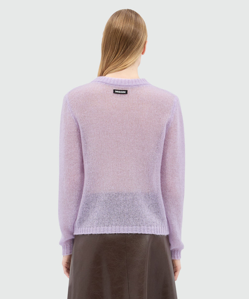 Lilac sweater in superlight mohair 70 Women 