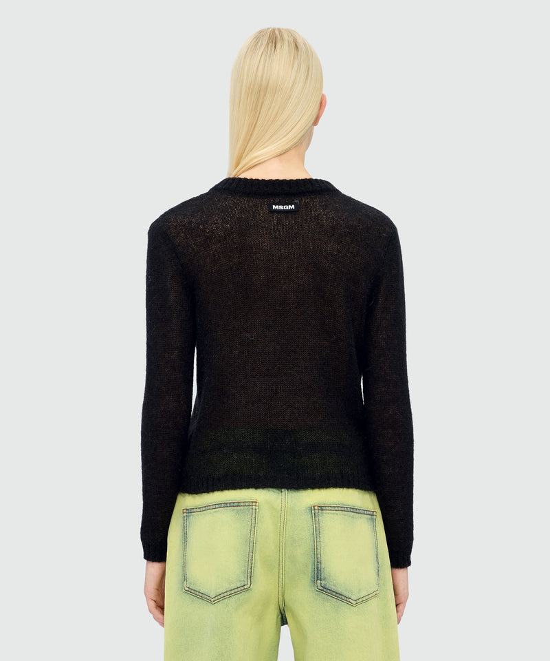 Superlight black mohair sweater 99 Women 