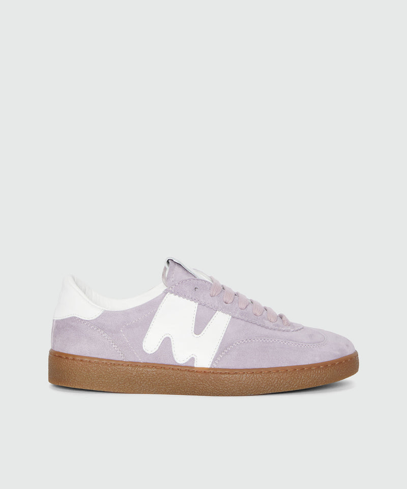 Lilac Retro Trainer low sneakers in suede 70 Women 