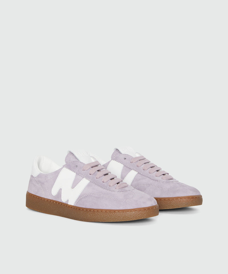 Lilac Retro Trainer low sneakers in suede 70 Women 