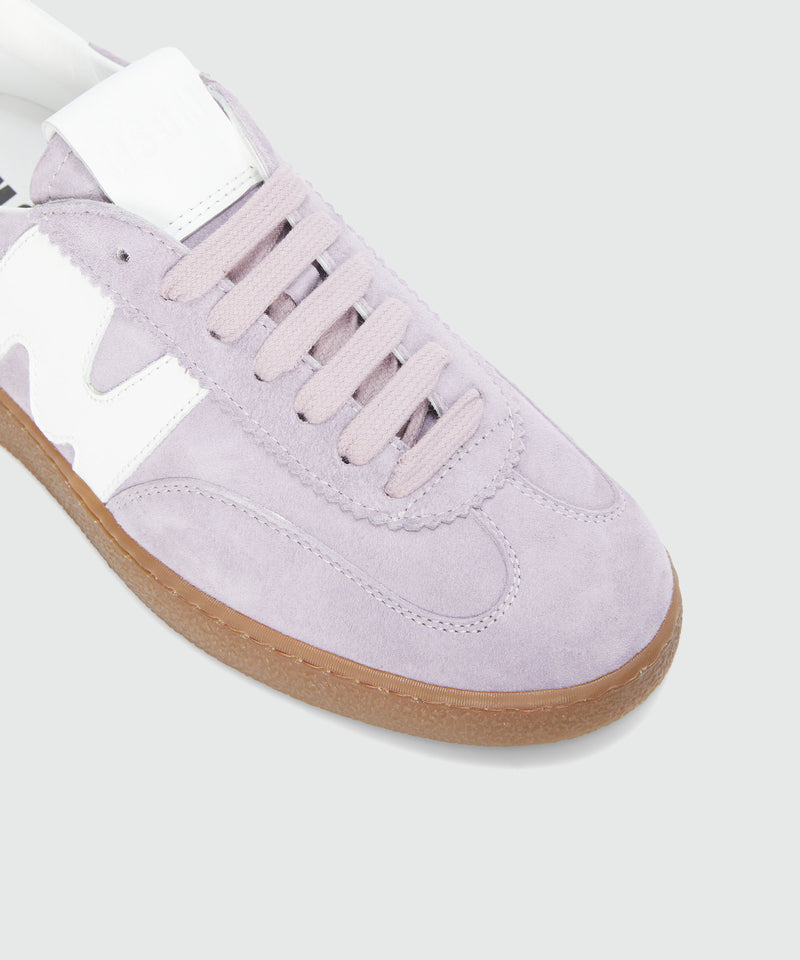 Lilac Retro Trainer low sneakers in suede 70 Women 
