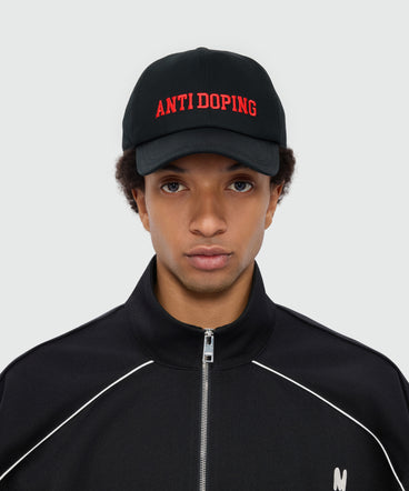 Black baseball cap with MSGM embroidery