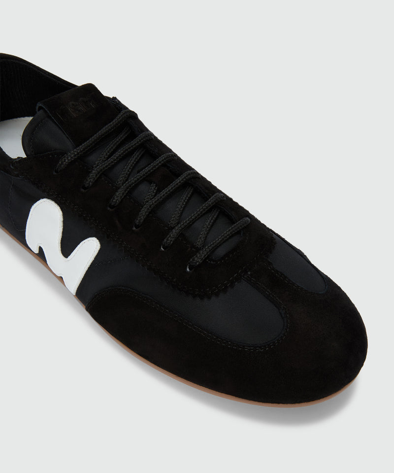 Black Super Flat suede sneakers 99 Uomo 