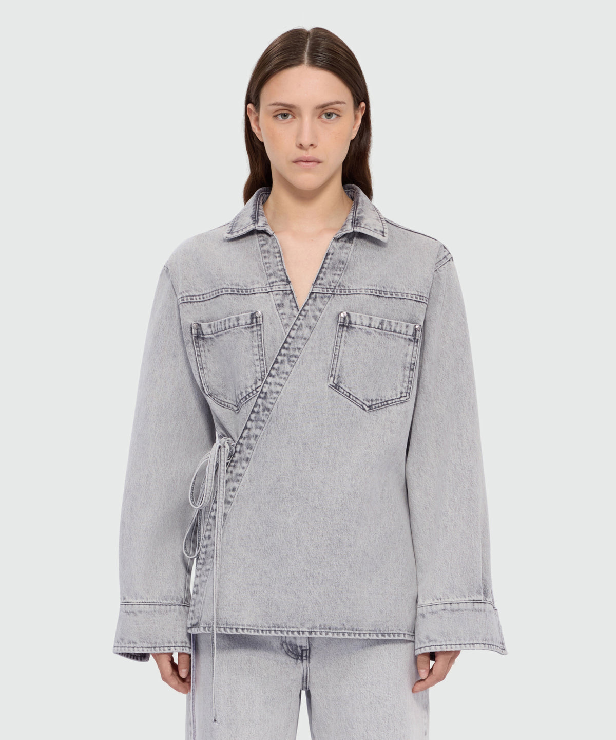 MSGM デニムケープ　ジャケット Women > Denim SS26 - MSGM Official