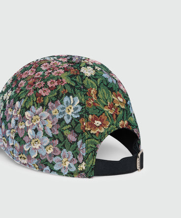 Multicolor baseball cap with MSGM embroidery
