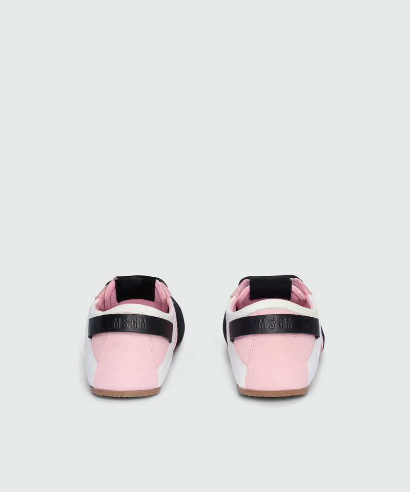 Pink Super Flat suede sneakers 12 Donna 