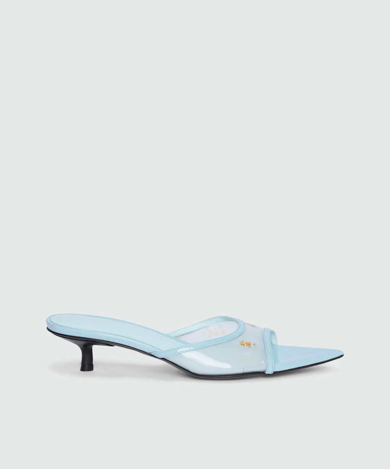 Printed TPU kitten-heel sandals 84 Donna 