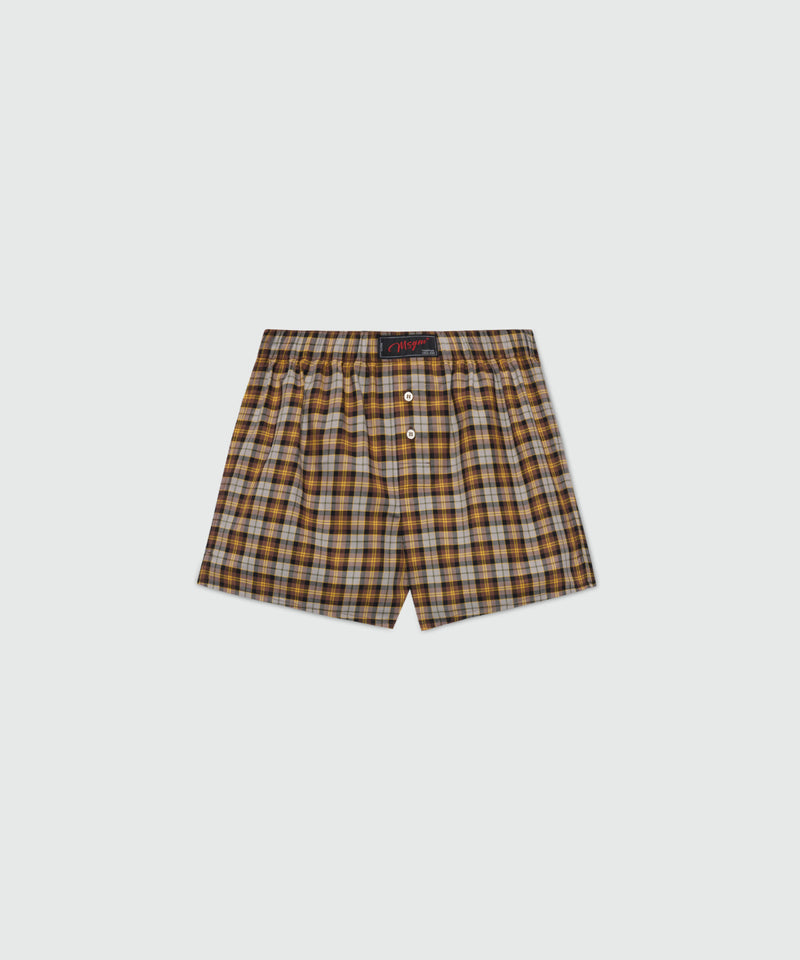 Check cotton boxer shorts. 30 Donna 