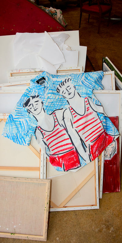 Tuta Estiva Graffiti Per Bambine E Ragazze - Completo Top E Shorts In Cotone 100% - Stile American Graffiti - Foto 7