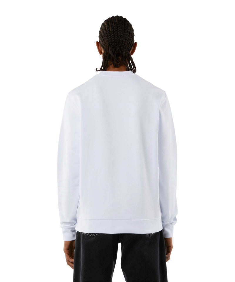 Long sleeved cotton sweatshirt WHITE Men 